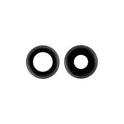 Apple iPhone 11 - Visszapillantó Üveg Kerettel (Black) - 2db