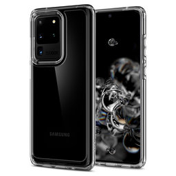 Spigen - Ügy Ultra Hybrid - Samsung Galaxy S20 Ultra, transzparens