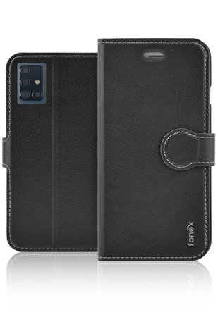 Fonex - Tok Book Identity - Samsung Galaxy A71, fekete