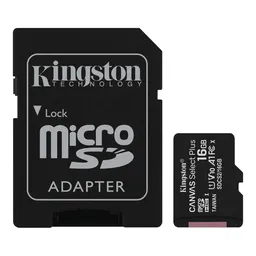 Kingston - microSDXC vászonreagáló memóriakártya, 128 GB, SD adapter