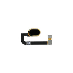 Motorola Moto G5S Plus XT1805 - Home/ Kezdőlap Gomb + Flex Kábel (Black)