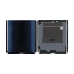Samsung Galaxy Z Flip F700N - Akkumulátor Fedőlap Alsó (Mirror Black) - GH82-22204A Genuine Service Pack