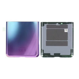 Samsung Galaxy Z Flip F700N - Akkumulátor Fedőlap Alsó (Mirror Purple) - GH82-22204B Genuine Service Pack