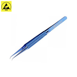 2UUL BlueT Curved Head - Titán Csipesz - Hajlított Hegyű (0.1mm)