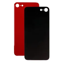 Apple iPhone SE (2nd Gen 2020) - Hátsó Ház Üveg (Red)