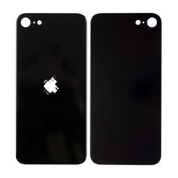 Apple iPhone SE (2nd Gen 2020) - Hátsó Ház Üveg (Black)