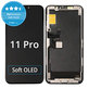 Kijelző Soft OLED iPhone 11 Pro, Érintőüveg kerettel, FixPremium