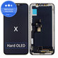 Kijelző Hard OLED iPhone X, Érintőüveg kerettel, FixPremium