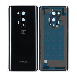 OnePlus 8 Pro - Akkumulátor Fedőlap (Onyx Black) - 1091100173 Genuine Service Pack