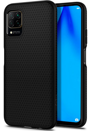 Spigen - folyékony légzsák a Huawei P40 Lite készülékhez, fekete