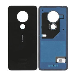 Nokia 6.2 - Akkumulátor Fedőlap (Ceramic Black) - 7601AA000213 Genuine Service Pack