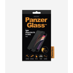 PanzerGlass - Edzett Üveg Privacy Standard Fit - iPhone 6, 6s, 7, 8, SE 2020 és SE 2022, transparent