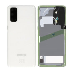 Samsung Galaxy S20 G980F - Akkumulátor Fedőlap (Cloud White) - GH82-22068B, GH82-21576B Genuine Service Pack
