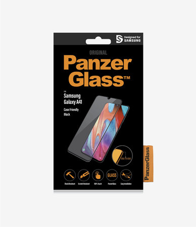 PanzerGlass - Edzett Üveg Case Friendly - Samsung Galaxy A41, fekete