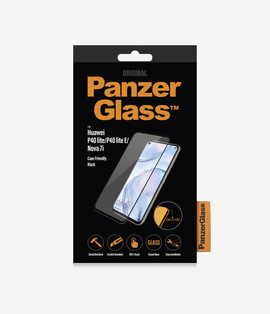 PanzerGlass - Edzett Üveg Case Friendly - Huawei P40 Lite, P40 Lite E, Nova 7i, black