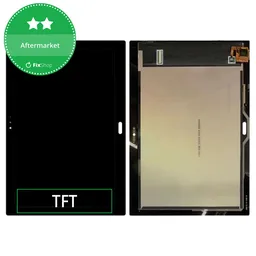 Lenovo Tab 4 10 Plus TB-X704F - LCD Kijelző + Érintőüveg (Black) TFT