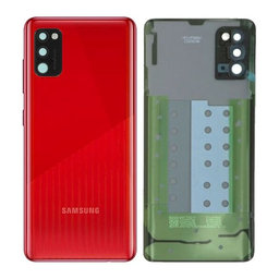 Samsung Galaxy A41 A415F - Akkumulátor Fedőlap (Prism Crush Red) - GH82-22585B Genuine Service Pack
