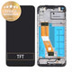Samsung Galaxy A11 A115F - LCD Kijelző + Érintőüveg + Keret (Black) - GH81-18760A Genuine Service Pack