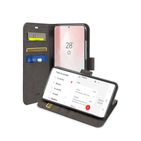 SBS - Tok Book Wallet - Galaxy Note 20, fekete