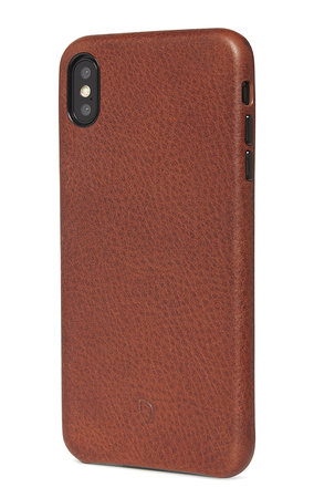 Decoded Leather Case bőr tok iPhone XS Max-hez, barna