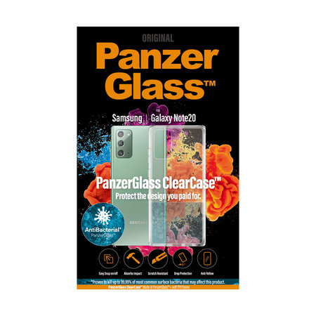 PanzerGlass - Tok ClearCase - Samsung Galaxy Note 20, átlátszó