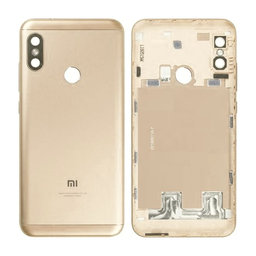 Xiaomi Mi A2 Lite - Akkumulátor Fedőlap (Gold) - 560220049033 Genuine Service Pack