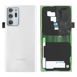 Samsung Galaxy Note 20 Ultra N986B - Akkumulátor Fedőlap (Mystic White) - GH82-23281C Genuine Service Pack