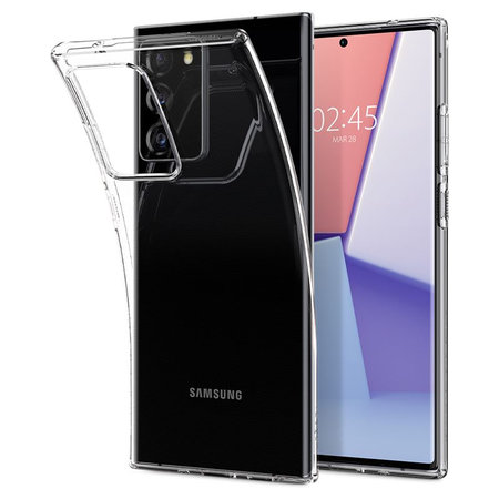 Spigen - Liquid Crystal tok a Samsung Galaxy Note 20 Ultra készülékhez, átlátszó