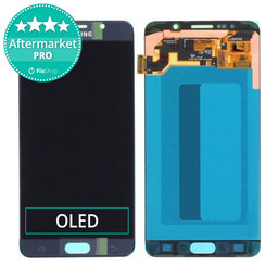 Samsung Galaxy Note 5 N920F - LCD Kijelző + Érintőüveg (Blue) OLED