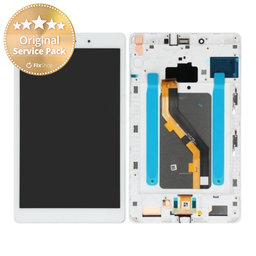Samsung Galaxy Tab A 8.0 (2019) - LCD Kijelző + Érintőüveg (Silver Gray) - GH81-17179A Genuine Service Pack