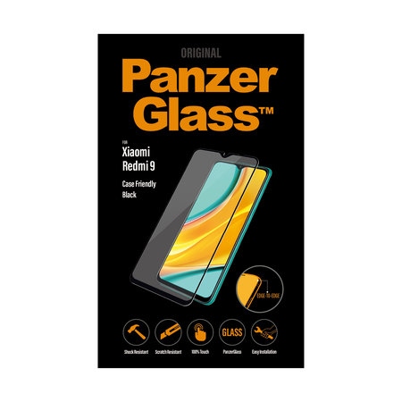 PanzerGlass - Edzett Üveg Case Friendly - Xiaomi Redmi 9, black