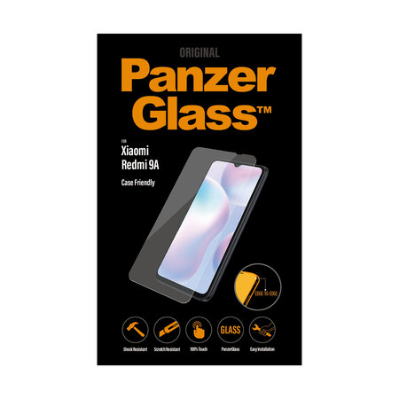 PanzerGlass - Edzett Üveg Case Friendly - Xiaomi Redmi 9A, fekete
