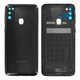 Samsung Galaxy M21 M215F - Akkumulátor Fedőlap (Black) - GH82-22609A Genuine Service Pack