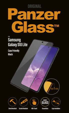 PanzerGlass - Edzett Üveg Case Friendly - Samsung Galaxy S10 Lite, M51, black