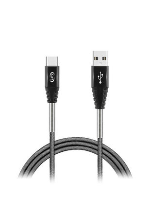 Fonex - Kábel - USB / USB-C (1m), szürke