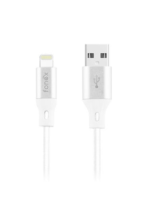 Fonex - Lightning / USB MFI Kábel (1.2m), fehér