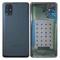 Samsung Galaxy M51 M515F - Akkumulátor Fedőlap (Celestial Black) - GH82-23415A Genuine Service Pack