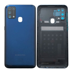 Samsung Galaxy M31 M315F - Akkumulátor Fedőlap (Ocean Blue) - GH82-22412A Genuine Service Pack