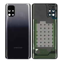 Samsung Galaxy M31s M317F - Akkumulátor Fedőlap (Mirage Black) - GH82-23284A Genuine Service Pack