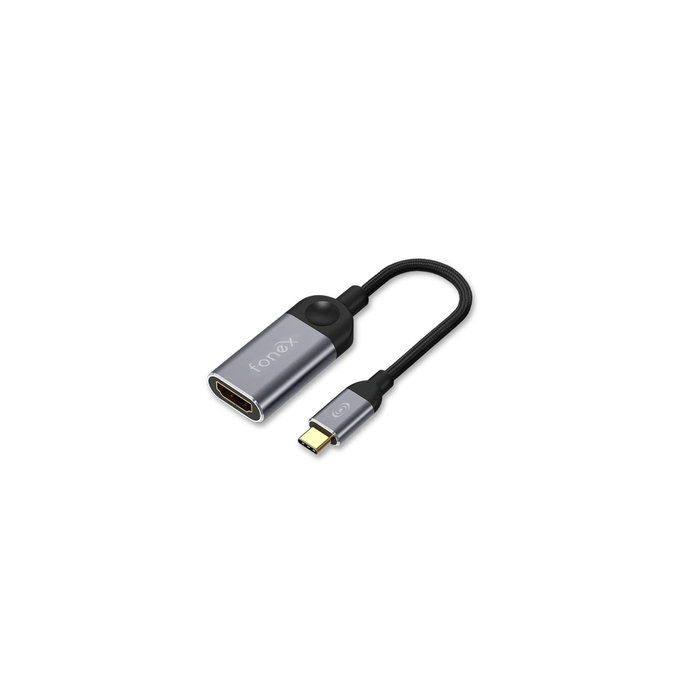 Fonex - Adaptér USB-C / HDMI, šedá