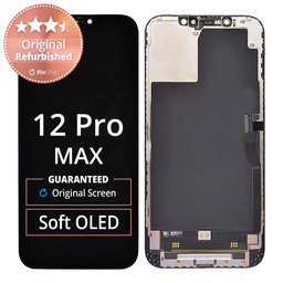 Apple iPhone 12 Pro Max - LCD Kijelző + Érintőüveg + Keret Original Refurbished