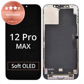 Kijelző iPhone 12 Pro Max, Érintőüveg kerettel, Refurbished