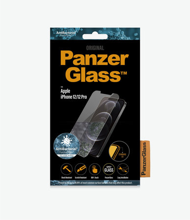 PanzerGlass - Edzett Üveg Standard Fit AB - iPhone 12 és 12 Pro, átlátszó