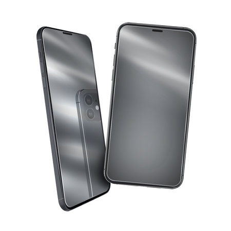 SBS - Edzett üveg napszemüveg iPhone 12 mini készülékhez, ezüst