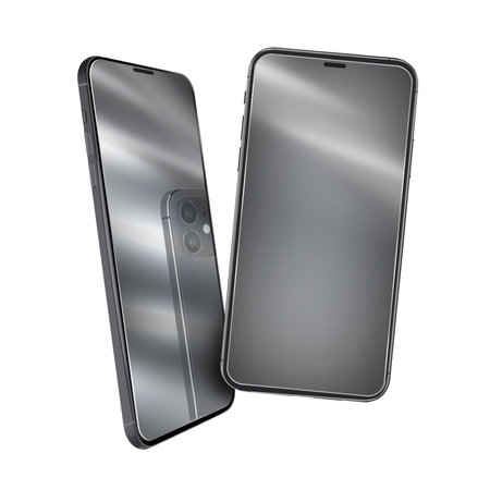 SBS - Edzett üveg napszemüveg iPhone 12/12 Pro készülékhez, ezüst