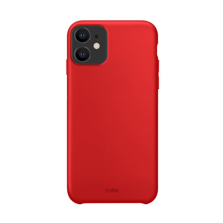 SBS - TPU tok iPhone 12/12 Pro készülékhez, újrahasznosított, Eco csomagolás, piros