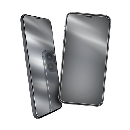 SBS - Edzett üveg napszemüveg iPhone 12 Pro Max készülékhez, ezüst