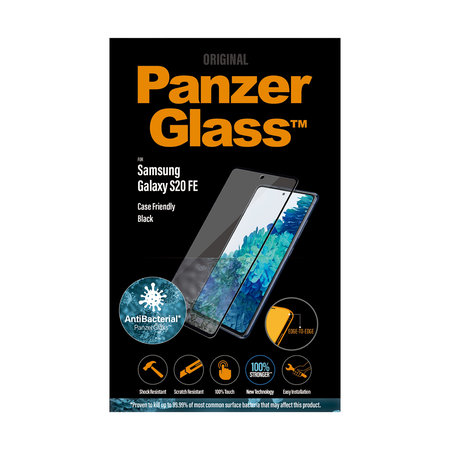 PanzerGlass - Edzett Üveg SMAPP Case Friendly AB - Samsung Galaxy S20 FE, fekete