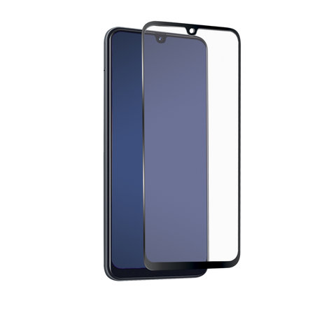SBS - Edzett Üveg Full Cover - Samsung Galaxy A42 5G, fekete