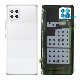 Samsung Galaxy A42 5G A426B - Akkumulátor Fedőlap (Prism Dot White) - GH82-24378B Genuine Service Pack